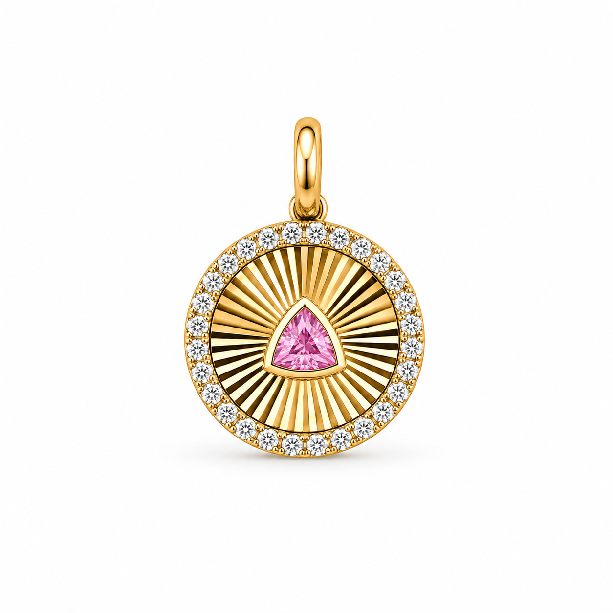 Solarium Trillion Guilloché Pendant