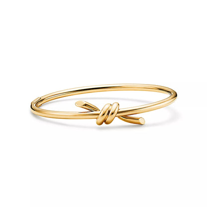 Wire Bangle Yellow Gold