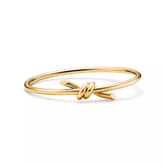 Wire Bangle Yellow Gold