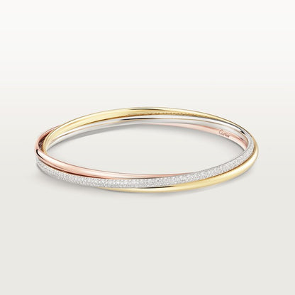 Trinity Bracelet Half Paved Small