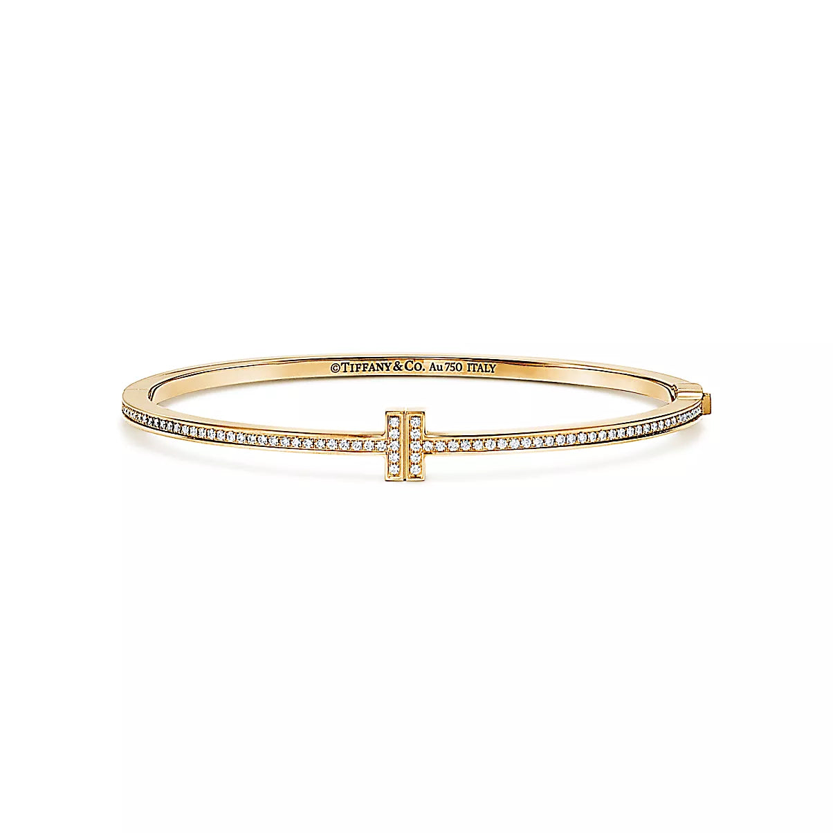 Diamond Hinged Wire Bangle