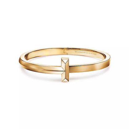 Wide T1 Hinged Bangle