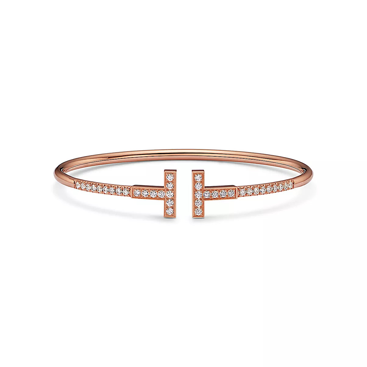 Pave Diamond Wire Bangle