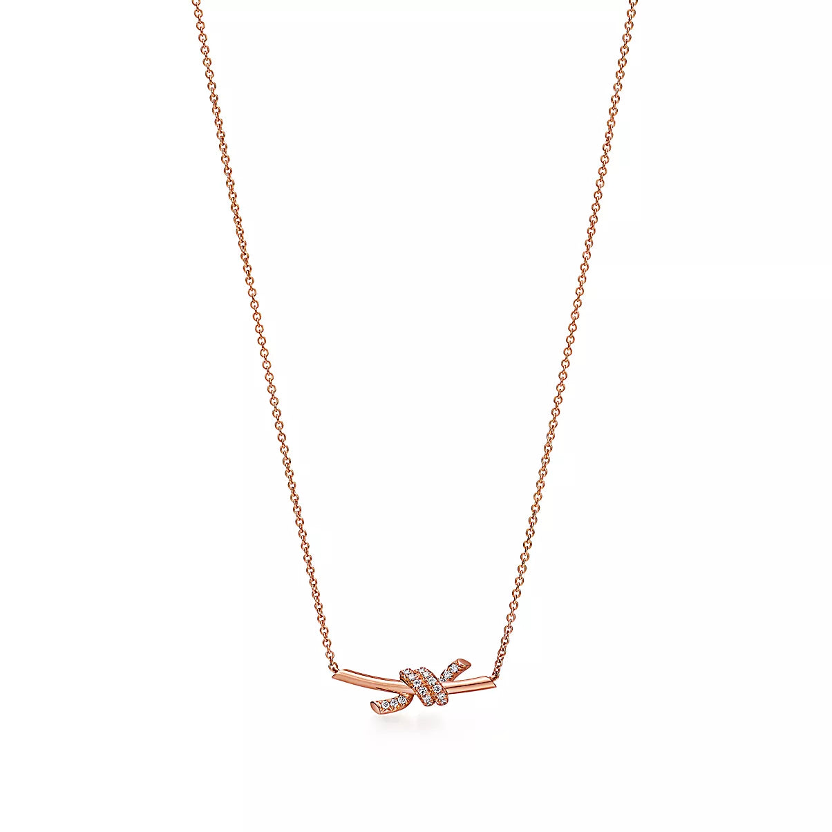 Small Pendant Rose Gold with Diamonds
