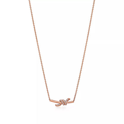 Small Pendant Rose Gold with Diamonds