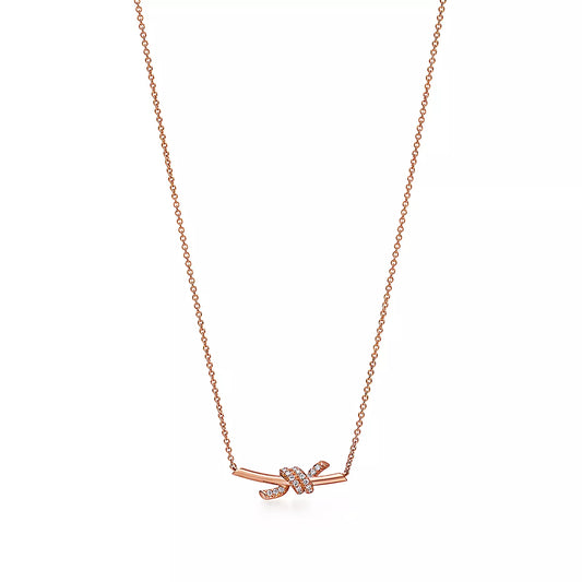 Small Pendant Rose Gold with Diamonds