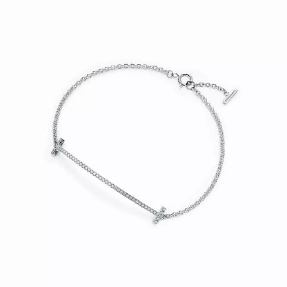 Smile Bracelet with Diamonds