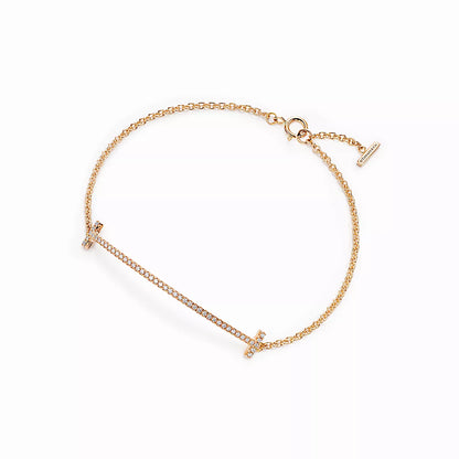 Smile Bracelet with Diamonds