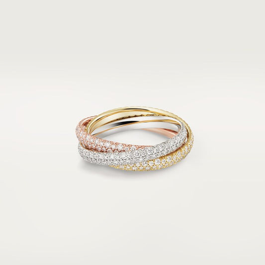 Trinity Ring Small Paved