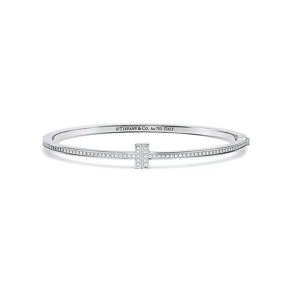 Diamond Hinged Wire Bangle