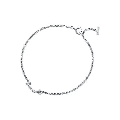 Smile Bracelet with Full Diamonds