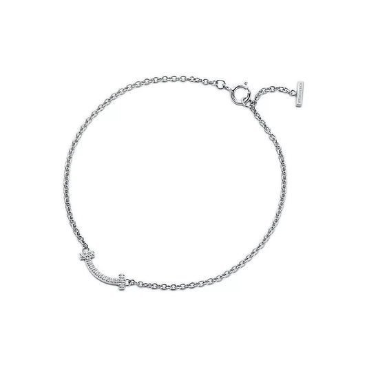 Smile Bracelet with Full Diamonds