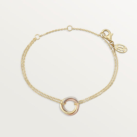 Trinity Bracelet on Chain