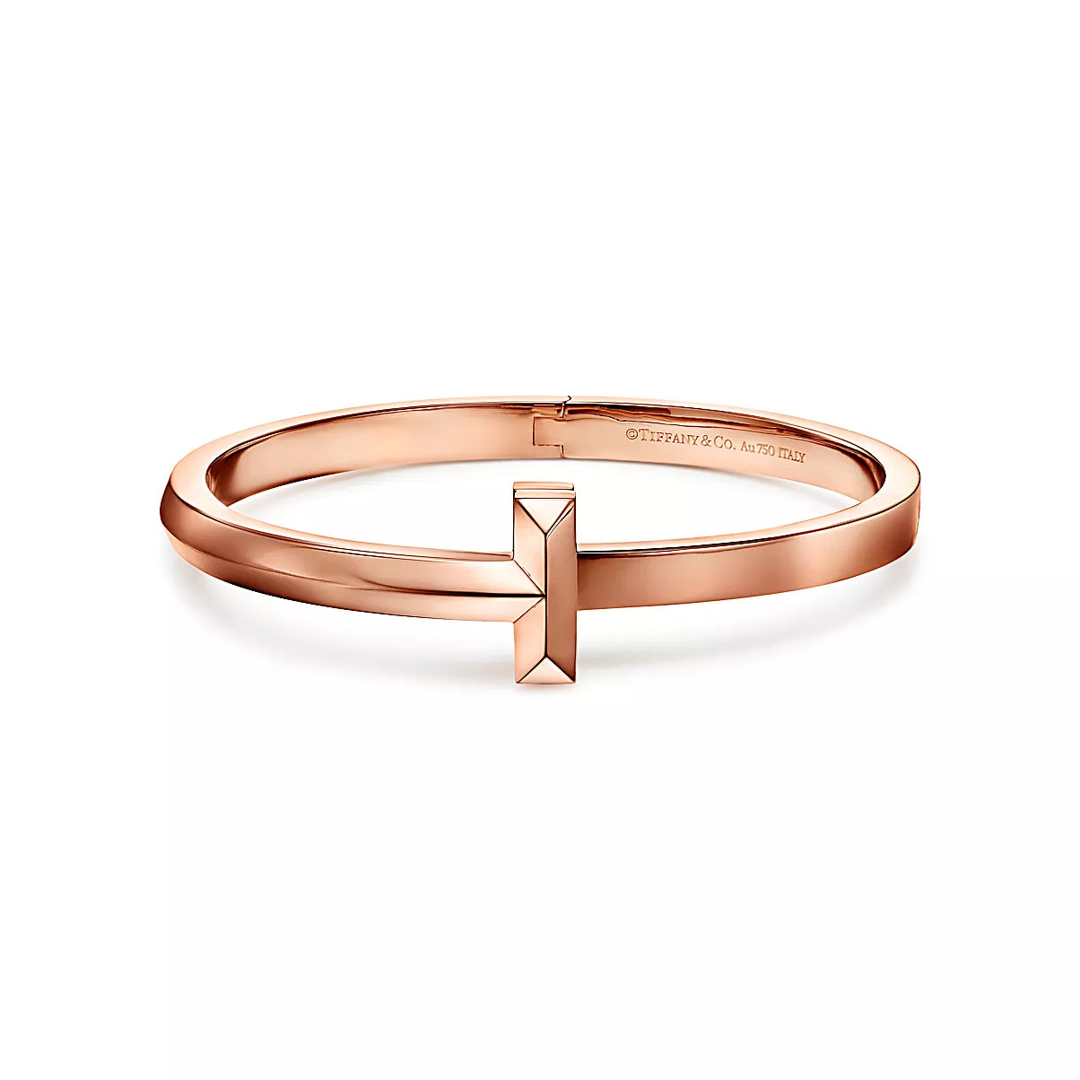 Wide T1 Hinged Bangle