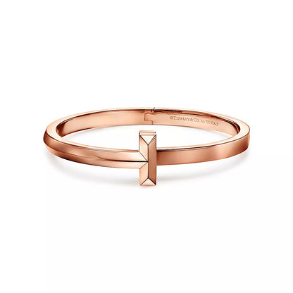 Wide T1 Hinged Bangle
