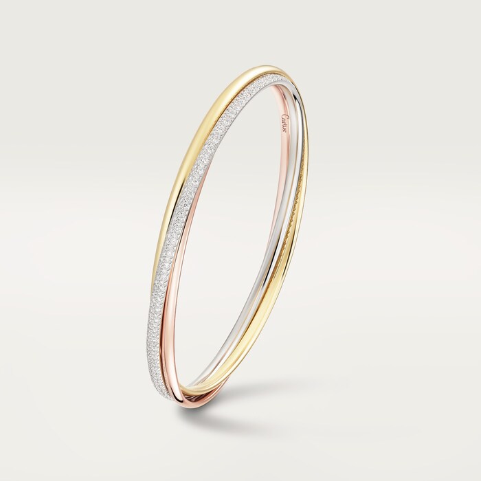 Trinity Bracelet Half Paved Small