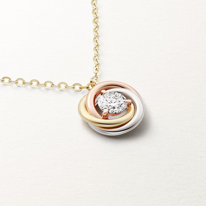 Trinity Pendant 1 Diamond