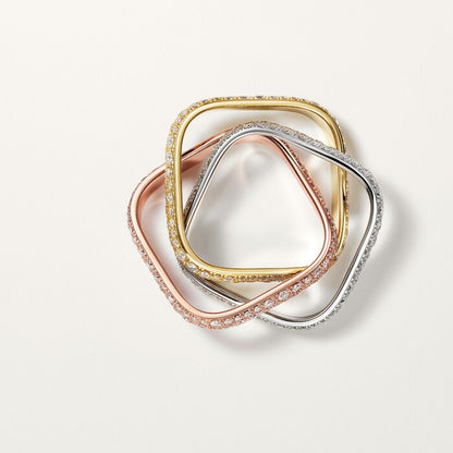 Trinity Cushion Ring Classic Paved