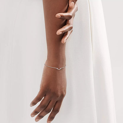Smile Bracelet with Full Diamonds
