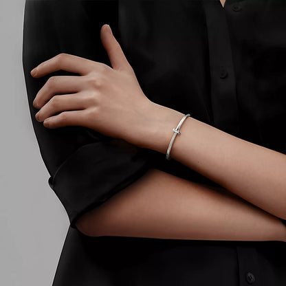 Narrow T1 Hinged Bangle