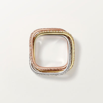 Trinity Cushion Ring Classic Paved