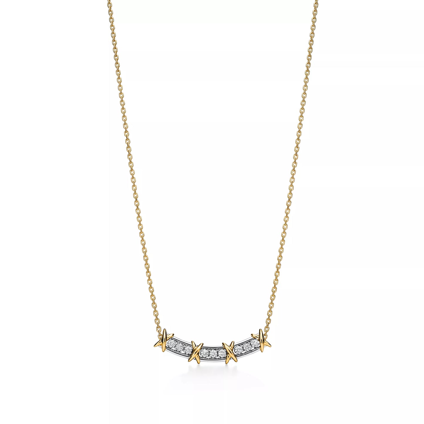 Sixteen Stone Narrow Pendant