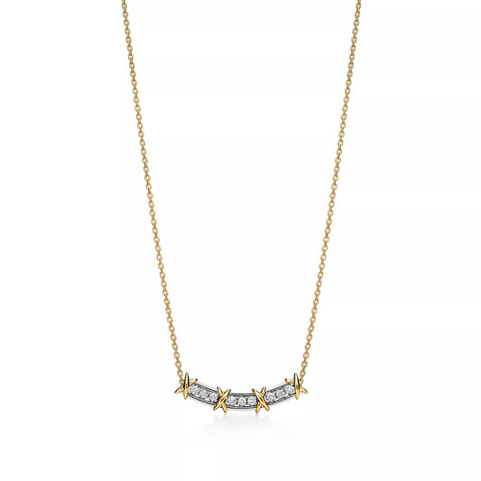 Sixteen Stone Narrow Pendant