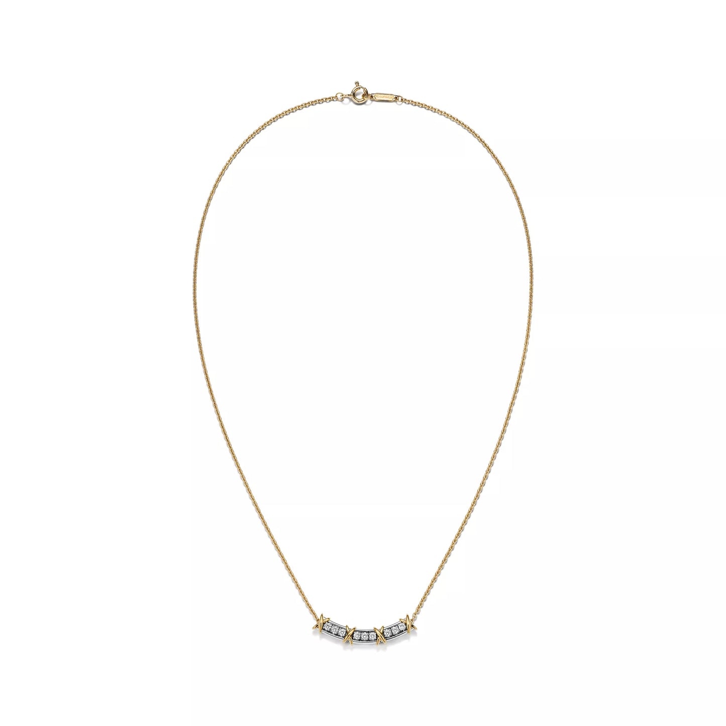 Sixteen Stone Narrow Pendant