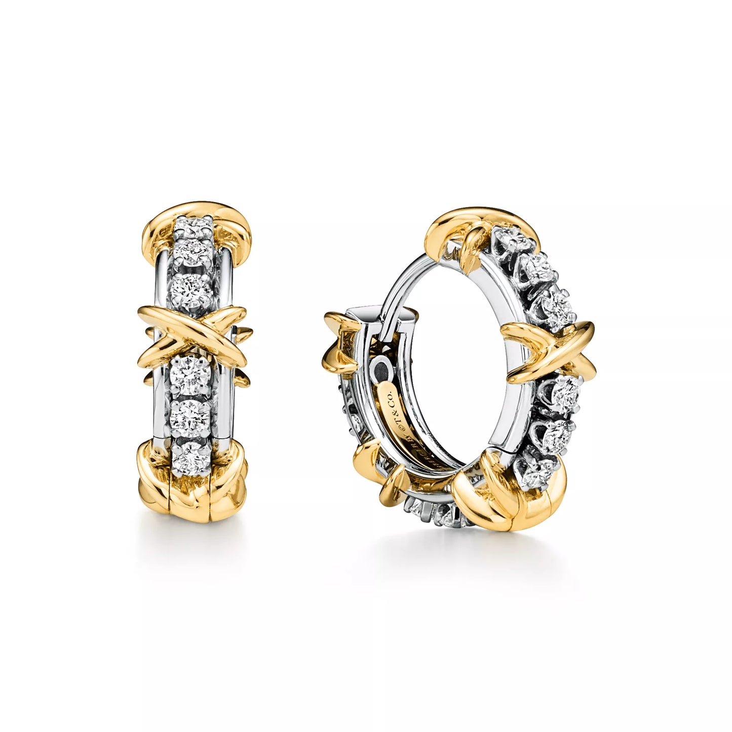 Sixteen Stone Narrow Classic Earrings