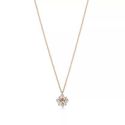 Sixteen Stone Rose Gold with Diamonds