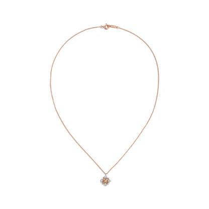 Sixteen Stone Rose Gold with Diamonds