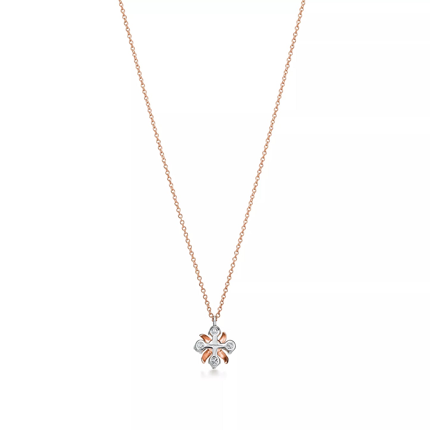 Sixteen Stone Rose Gold with Diamonds