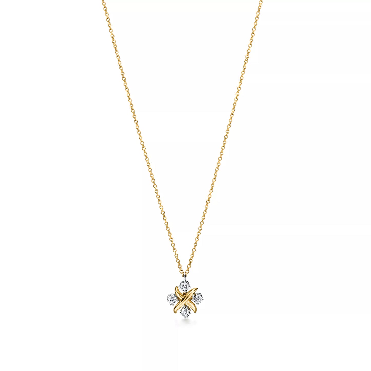 Sixteen Stone Yellow Gold with Diamonds
