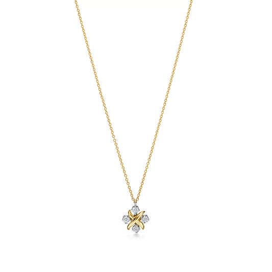 Sixteen Stone Yellow Gold with Diamonds