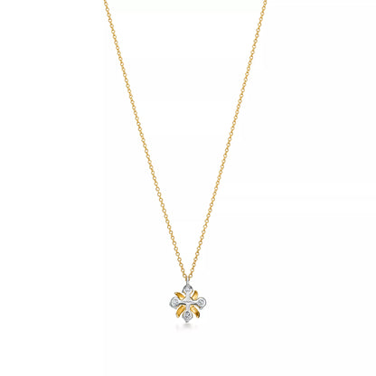 Sixteen Stone Yellow Gold with Diamonds