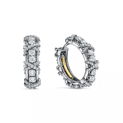 Sixteen Stone Platinum Pave Diamonds