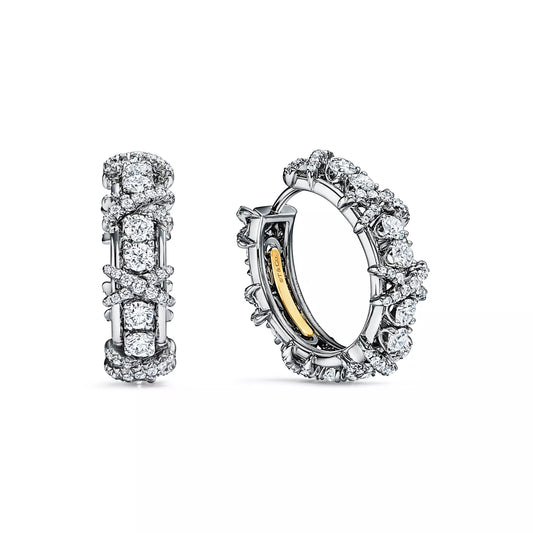 Sixteen Stone Platinum Pave Diamonds