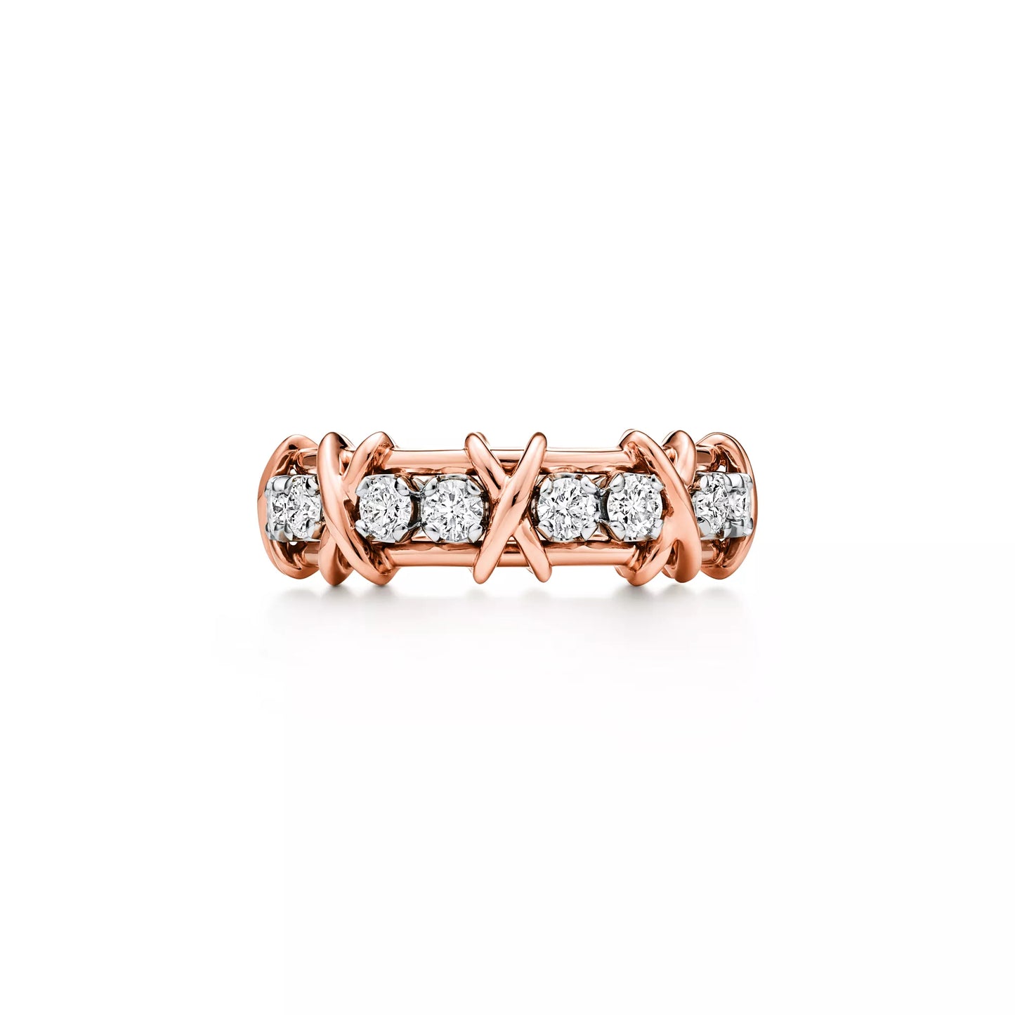 Sixteen Stone Rose Gold