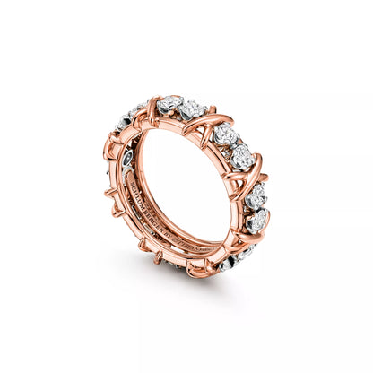 Sixteen Stone Rose Gold