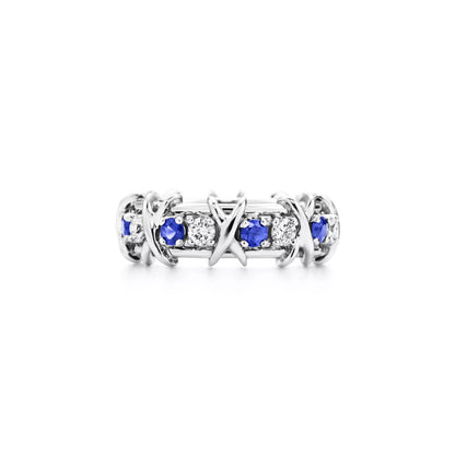 Sixteen Stone Sapphires and Diamonds