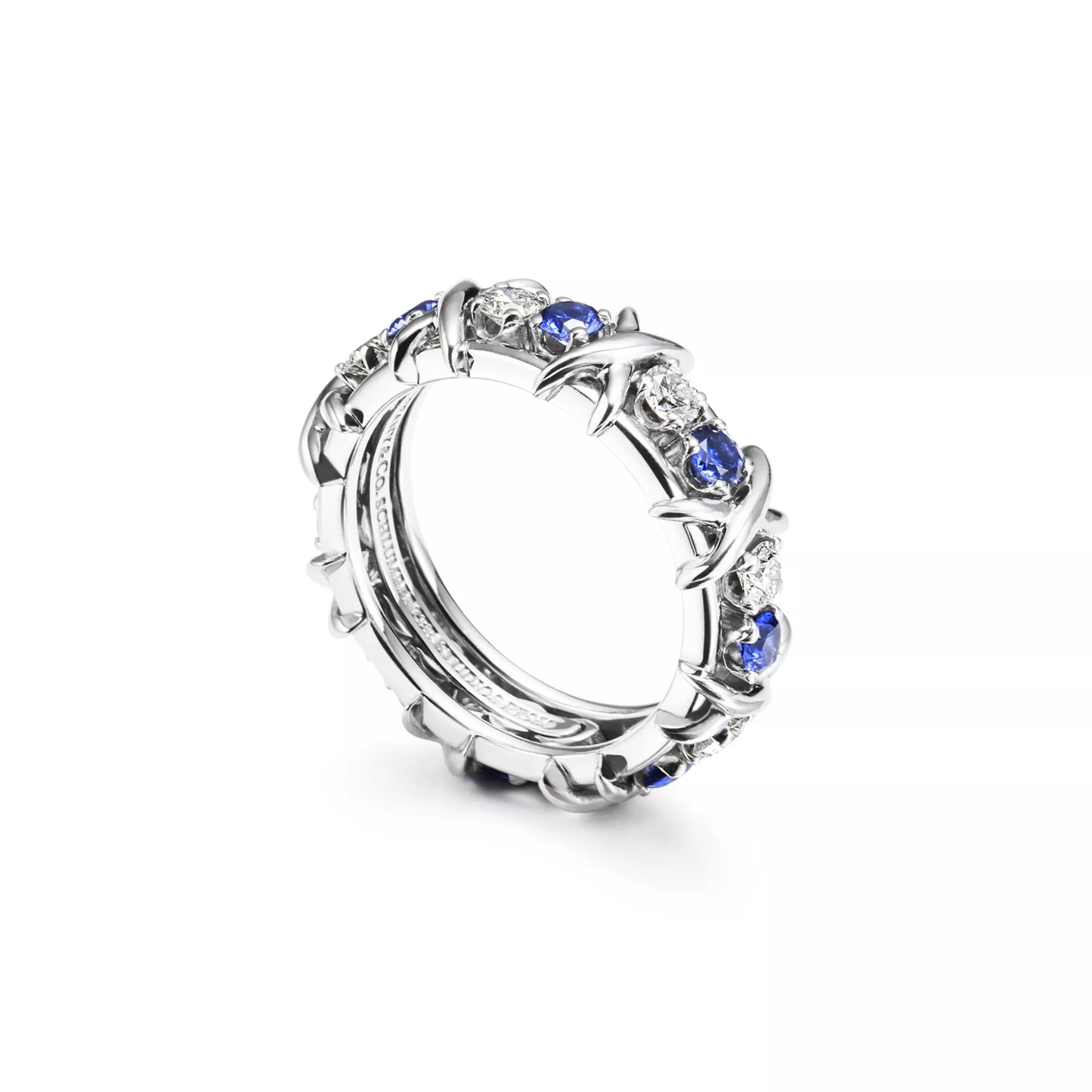 Sixteen Stone Sapphires and Diamonds