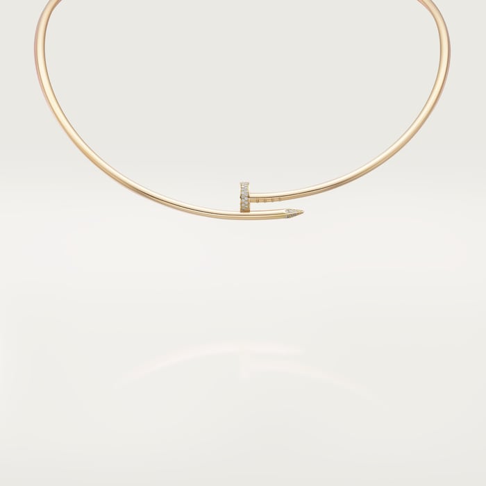 Juste un Clou Torque Necklace with Diamonds