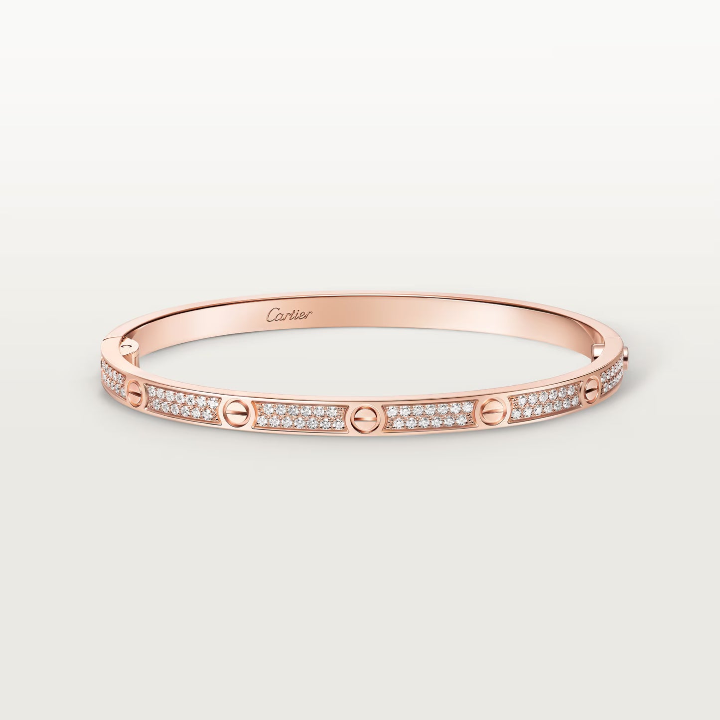 Love Bracelet Small with Paved Diamonds