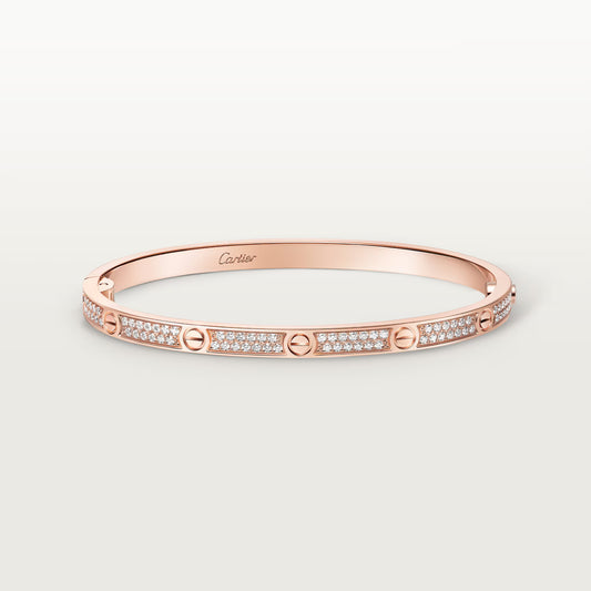 Love Bracelet Small with Paved Diamonds