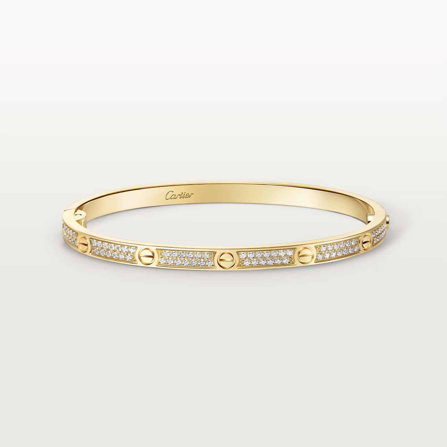 Love Bracelet Small with Paved Diamonds
