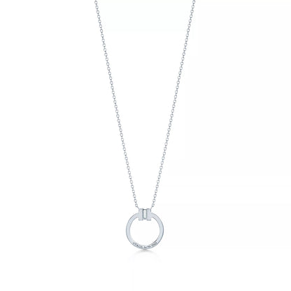 Diamond Pendant with Baguette Diamond