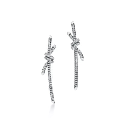 Drop Earrings Full Diamonds