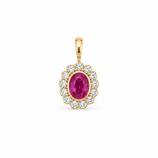 Regent Pink Sapphire Pendant