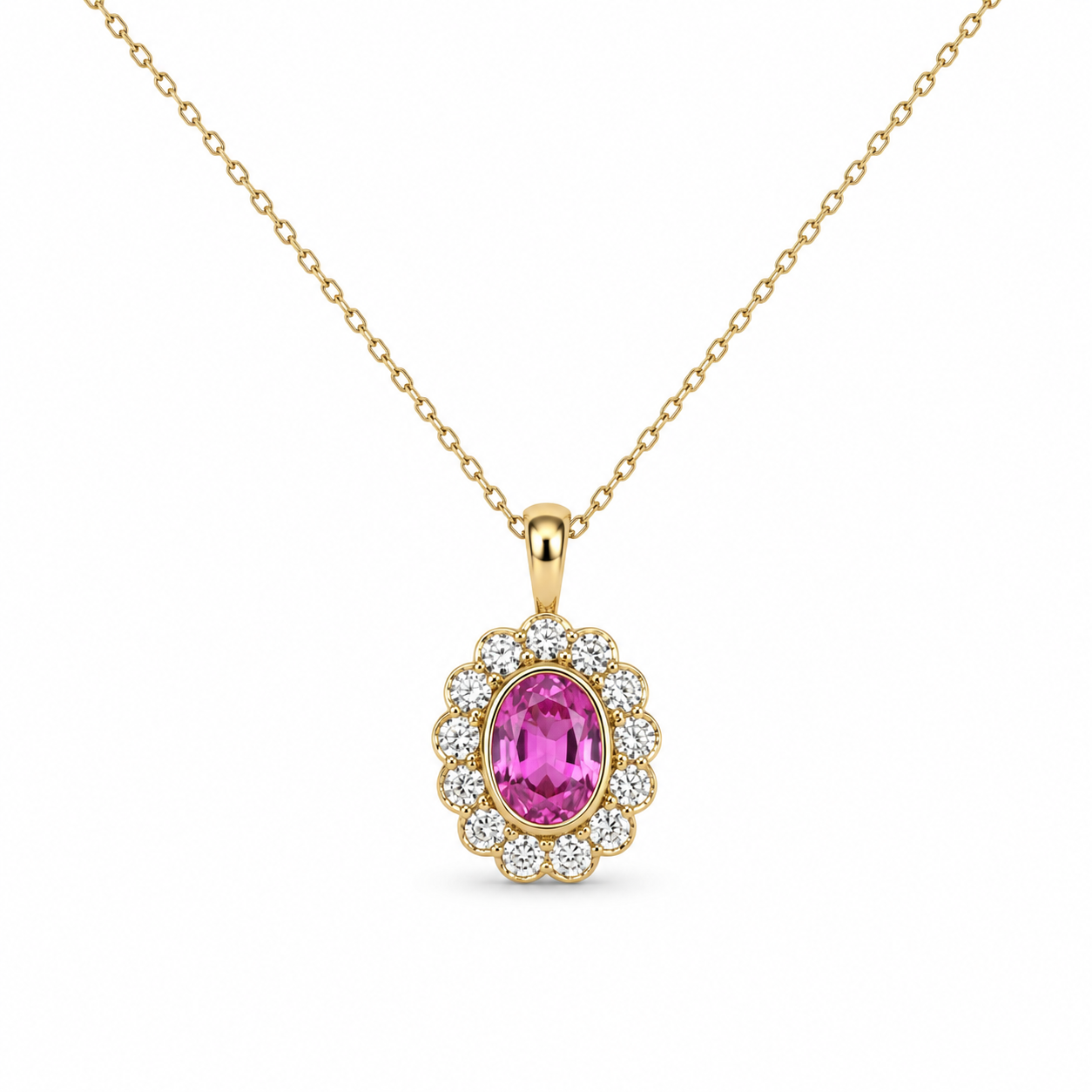 Regent Pink Sapphire Pendant