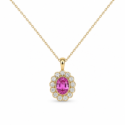 Regent Pink Sapphire Pendant